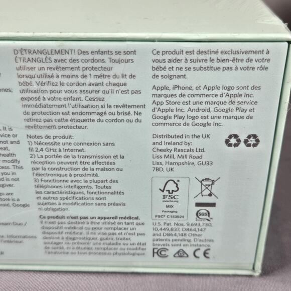 Owlet Dream Duo Monitor System Dream Sock + Cam New Sealed Boxes No Outer Sleeve - Picture 4 of 12